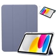 thumbnail image 1 of Case for iPad 10th Generation 10.9 Inch 2022,TECH CIRCLE Shockproof Cover  Clear Transparent Back Shell with Pencil Holder Auto Sleep/Wake Cover for Apple iPad 10th Generation 10.9" 2022, Purple, 1 of 8