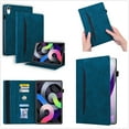 thumbnail image 1 of Case for iPad 10th Generation 10.9 Inch 2022, TECH CIRCLE Slim Premium PU Leather Folding Multi-Angle Stand Cover with Front Pocket & Pencil Holder Cover for Apple iPad 10.9 Inch 2022, Blue, 1 of 7