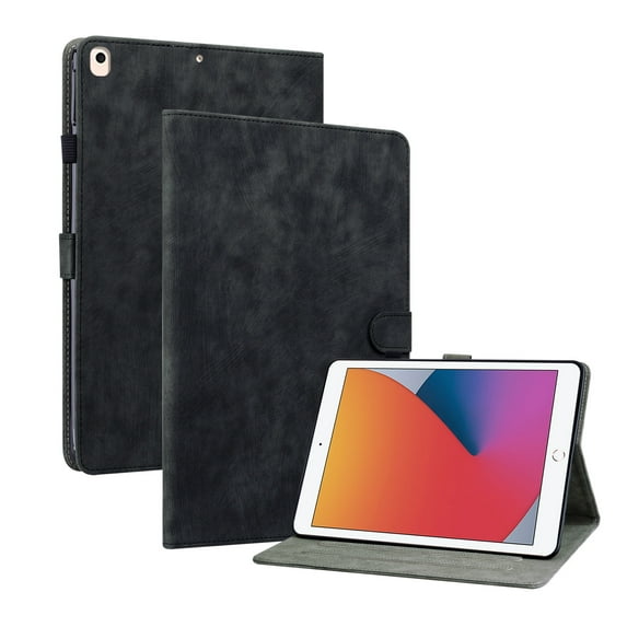 Case for iPad 5/6/Pro 9.7 2016/2017/2018 with Card Slots, Pencil Holder, Kickstand Cover and Auto Sleep Wake Cover for iPad 5/6/Pro 9.7 2016/2017/2018,Black