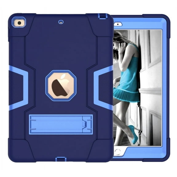 Case for iPad 9th Generation / iPad 8th Generation / iPad 7th Generation (10.2 Inch, 2021/2020/2019 Model), Slim Heavy Duty Shockproof Rugged Protective Case for iPad 10.2 inch