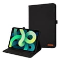 thumbnail image 1 of Case for iPad (A16) 11th Gen 2025, Cloth Texture Business Tablet Cover with Multi-Angle Flip Stand & Card Holder, Auto Wake/Sleep Full Body Protective Case for iPad 10th Gen 10.9" 2022, Black, 1 of 6