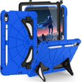 thumbnail image 1 of Case for iPad (A16) 11th Generation 11 Inch (2025),iPad 10th Generation 10.9 Inch (2022) Kids Friendly i Pad Case 10th Gen with Screen Protector,Shockproof Cover for i Pad 11/10 Gen,Black Red, 1 of 7