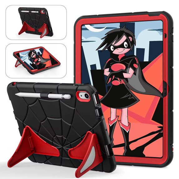 Case for iPad (A16) 11th Generation 11 Inch 2025, iPad 10th Generation 10.9 inch 2022 Multiple Protection Shockproof Contrast Color Cover With Stand and Pen Holder