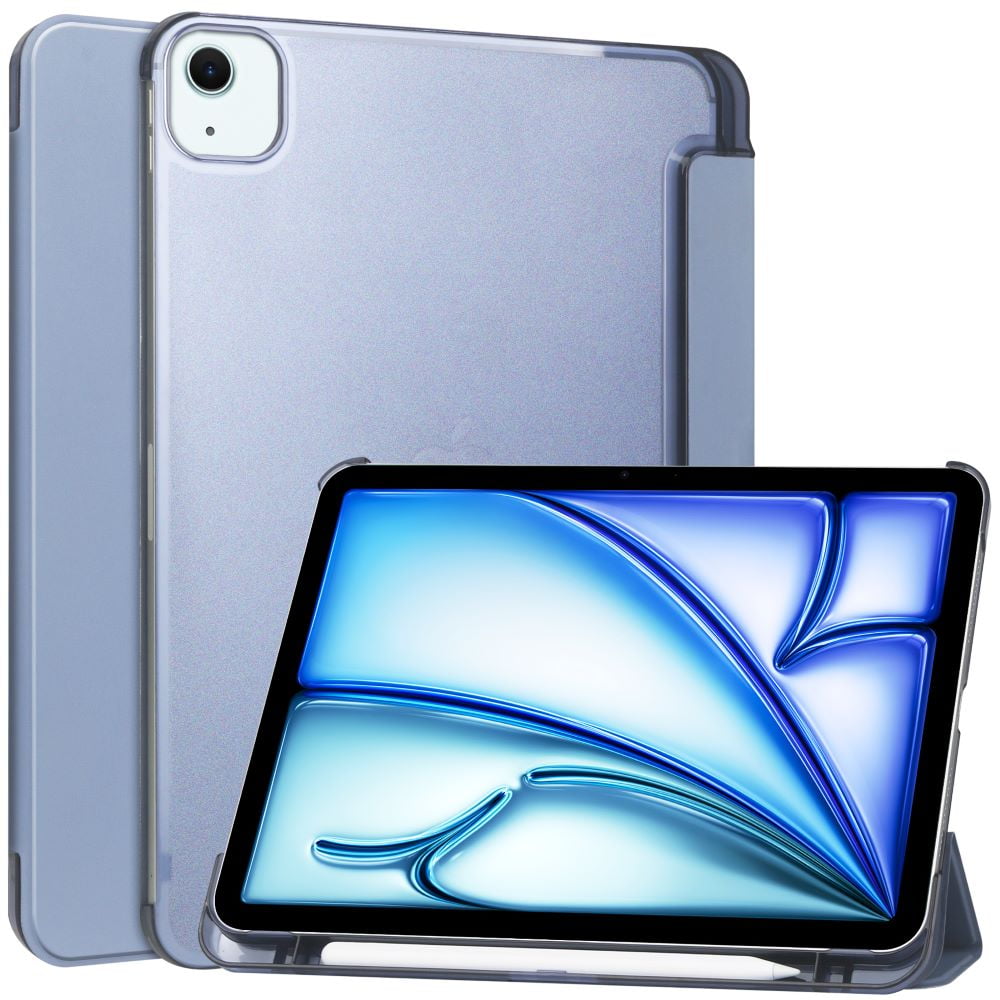 Case for iPad Air 11 2024 M2 Air 5 4 10.9 inch TriFold Clear Frosted