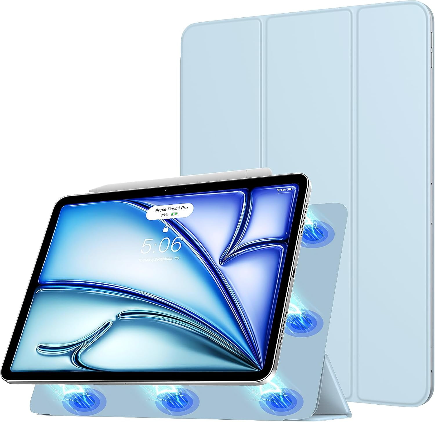 Case for iPad Air 11 Inch (M2) Case 2024, iPad Air 5th/4th Generation