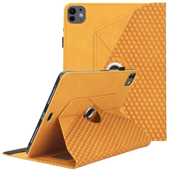Case for iPad Air 11-inch M3/M2 (2025/2024), iPad Air 5th/4th Generation 10.9-inch (2022/2020), iPad pro 11(18/20/21/22) with Pencil Holder, 360 Degree Rotation PU Leather Folio Protective Cover