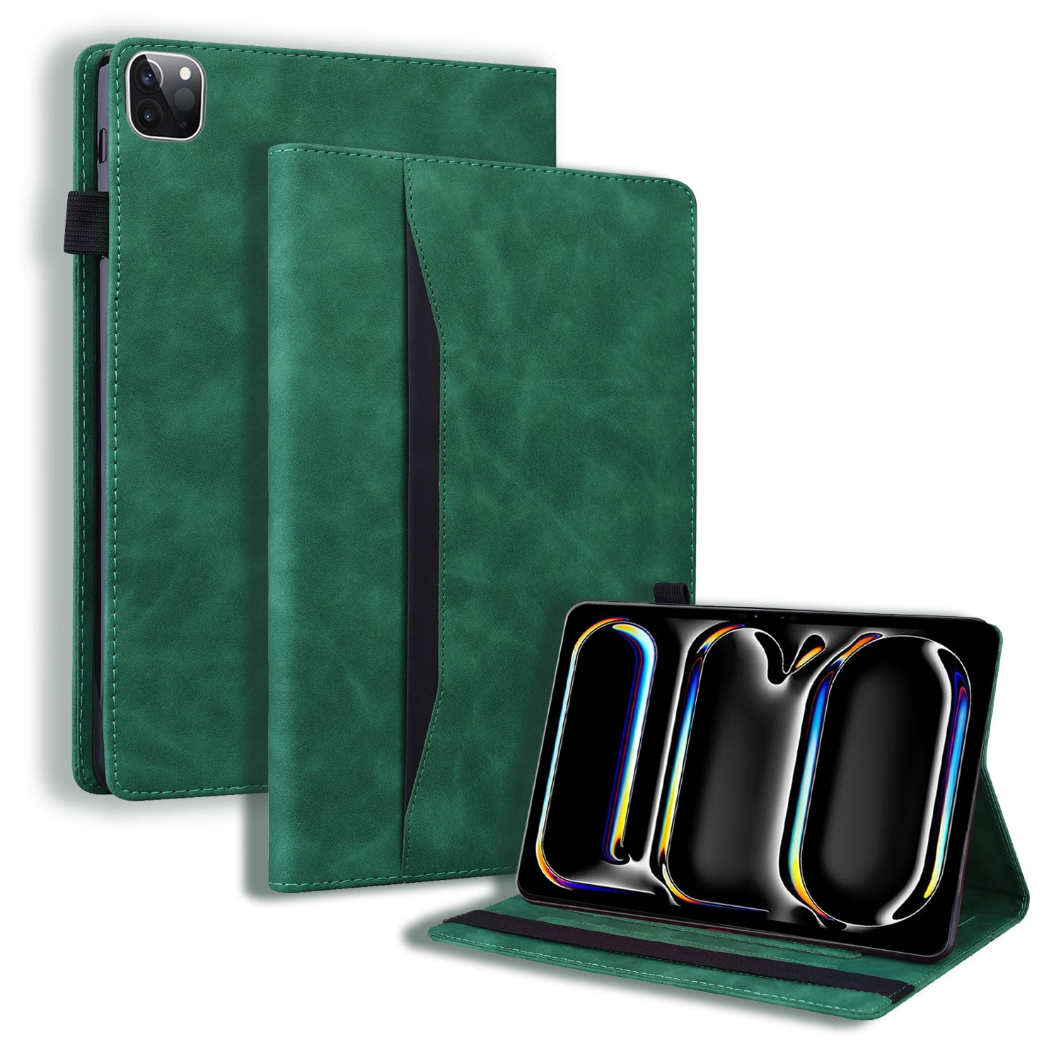 premium leather case ipad air green case