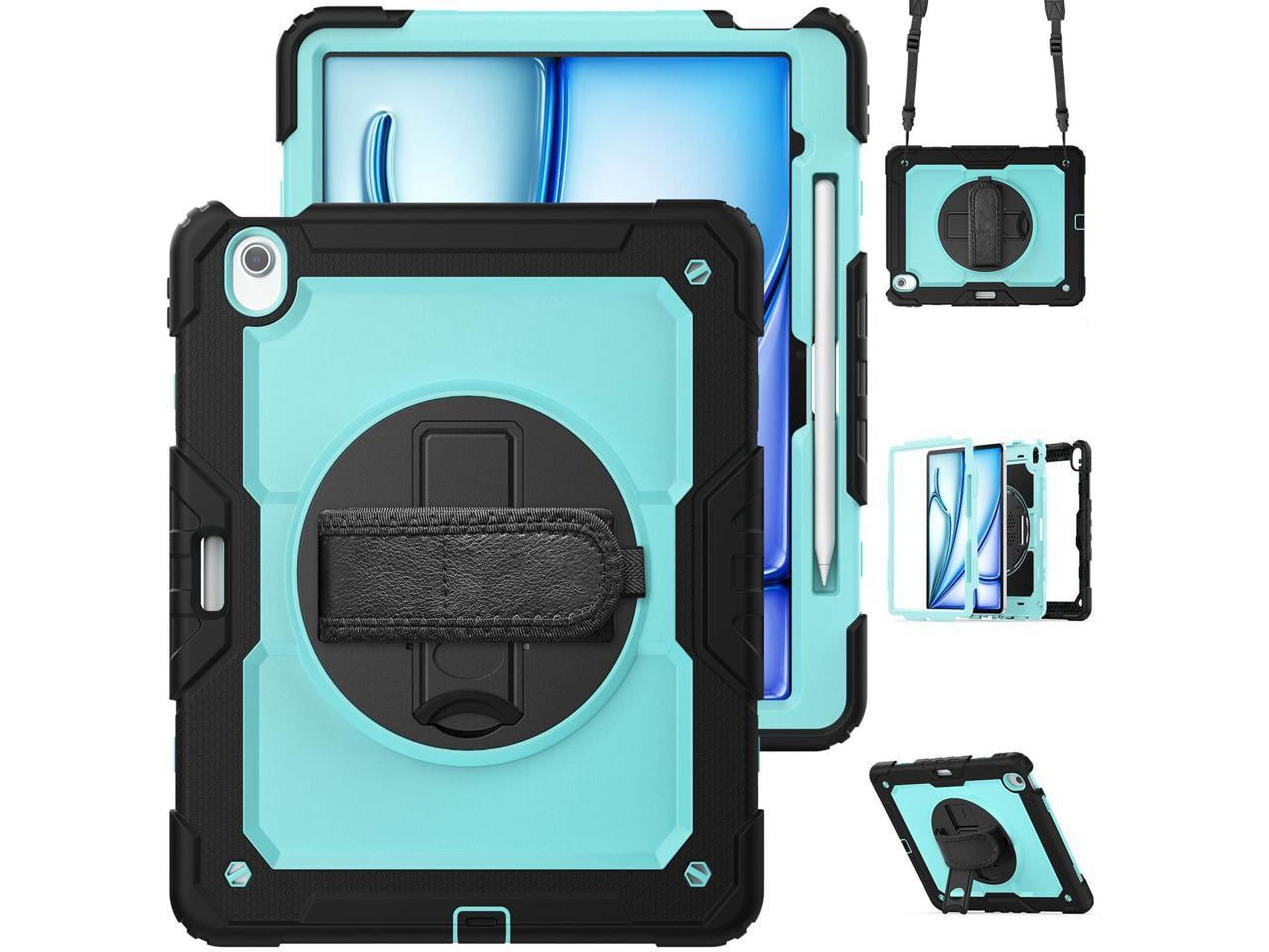 Custodia Paraurti Trasparente Per IPad Air 13'' (M2) 2024 - Modelli A2898/A2899/A2900 - Cover TPU Morbida Antiurto Con Angoli Rinforzati, Sottile E Leggera