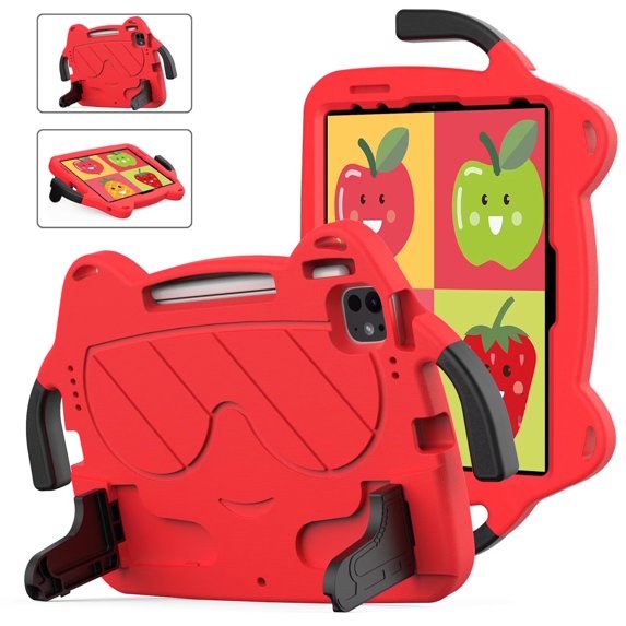 Case For iPad Air 11" M3 (2025)/Air 11 M2 (2024)/Pro 11 M4 (2024)/Pro 11-inch (1st, 2nd, 3rd, 4th) Generation Cute Kids EVA Shockproof Cover With Stand and Handle