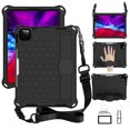 thumbnail image 1 of Case For iPad Air (4th, 5th)/iPad 10th Generation 10.9 inch (2022)/Pro 11" (1st, 2nd, 3rd, 4th)/iPad 11 A16 (2025) Lightweight Contrast Color Cover With Pen Holder and Shoulder Strap, 1 of 6
