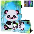 thumbnail image 1 of Case for iPad Air 4th Generation 2020/iPad Air 10.9 Case, PU Leather Folio Smart Stand Case with Auto Wake/Sleep Function Protective Wallet Cover for iPad 10.9 inch 2020,Smile Panda, 1 of 6