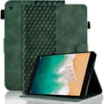 thumbnail image 1 of Case for iPad Air 5th/4th Generation (2022/2020) 10.9 inch,Magnetic PU Leather Folio Folding Smart Cover with Auto Wake Sleep Stand Card Wallet Shockproof Rubber Case, Green, 1 of 7