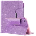 thumbnail image 1 of Case for iPad Mini 4/ iPad Mini 3/ iPad Mini 2/ iPad Mini, Allytech Glitter [Auto Wake/Sleep] Sparkly Bling PU Leather Folio Flip Stand Cover for Apple iPad Mini 1/2/3/4 7.9-inch Tablet, Purple, 1 of 8