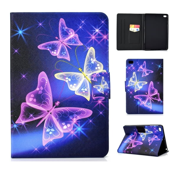 Case for All iPad Mini 5 4 3 2 1, Allytech Smart Shell Cover with Auto Sleep Wake Feature Multi Viewing Stand Slots Cover for Apple 7.9-inch Tablet iPad Mini 5 4 3 2 1, Sparkle Butterfly