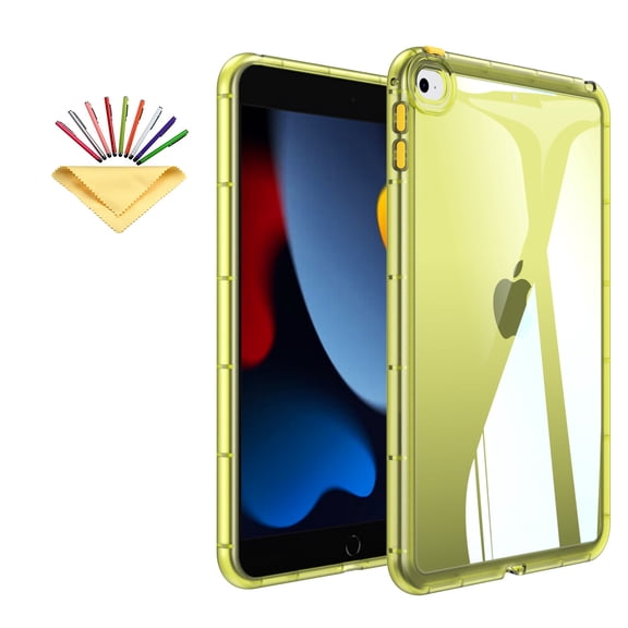 Case for iPad Mini 5th/4th Generation 7.9 inch, Soft TPU Slim Lightweight Not Yellowing Shockproof and Anti-Scratch Protective Cover for iPad Mini 5 2019/Mini 4 2015 (5th/4th Gen 7.9 inch), Yellow