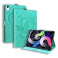 thumbnail image 1 of Case for iPad Mini 7th Gen 8.3" 2024, Multi-Angle Viewing Stand Cover with Card Slots, Heart Love Pattern PU Leather Flip Protective Tablet Case for iPad Mini 6th Gen 8.3" 2021, Green, 1 of 6