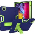 thumbnail image 1 of Case for iPad Pro 11 2020, Slim Duty Drop Proof Shockproof Protective Impact Resistant Armor Cover with Kickstand and Pencil Holder for Apple iPad Pro 11 Inch 2nd Generation (Blue&Green), 1 of 14