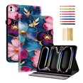 thumbnail image 1 of Case for iPad Pro 11 2025 M5 / iPad Pro 11 2024 M4, Slim Kickstand PU Leather Pattern Card Slots Elastic Band Stylus Slot Protective Heavy Duty Protection Folio Cover - D, 1 of 7