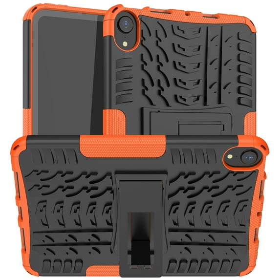 Case for for iPad Pro 11 Inch 4th/3rd/2nd/1st Generation 2022/2021/2020/2018, Armor Heavy Duty Anti-falling Rugged Double Military Grade Heavy Duty Shockproof Case with Kickstand, Orange