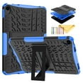 thumbnail image 1 of Case for for iPad Pro 11 Inch 4th/3rd/2nd/1st Generation 2022/2021/2020/2018, Armor Heavy Duty Anti-falling Rugged Double Military Grade Heavy Duty Shockproof Case with Kickstand, Blue, 1 of 5