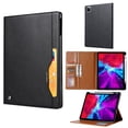 thumbnail image 1 of Case for iPad Pro 11 Inch 5th Generation 2024, Soft PU Leather Card Slots Wallet Smart Cover with Sleep / Wake Feature Flip Kickstand with Pencil Holder Folio Case for iPad Pro 11 Inch 2024, Black, 1 of 7