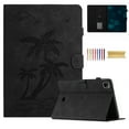 thumbnail image 1 of for Case for iPad Pro 11 Inch (M4) 2024 (5th Gen) Released,PU Leather Embossed Coconut Tree Slim Case with Pencil Holder Card Slot Protective Smart Cover for iPad Pro 11 Inch Tablet 2024,Black, 1 of 6