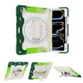 thumbnail image 1 of Case for iPad Pro 11" M4 2024 5th Generation, Shockproof Case with [Hidden Kickstand] [Hand Strap] Pencil Holder Kids Friendly Protective Tablet Cover for iPad Pro 11" M4 2024 5th Generation, Green, 1 of 10