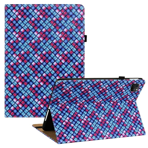 Case for iPad Pro 11 inch 2021, iPad Pro 11" 2020/2018 Cover, Allytech Anti-Scratch Adjustable Stand Elastic Band Auto Wake Sleep Wallet Case for iPad Pro 11 3rd/2nd/1st Gen 2021/2020/2018, Blue