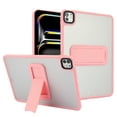thumbnail image 1 of Case for iPad Pro 13" 2024, with Built-in Kickstand Shockproof Rugged Skin-Feel Cover Slim Lightweight Military Grade Drop Protection Cover for iPad Pro 13" 2024, Pink, 1 of 7