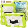 thumbnail image 1 of Case for iPad mini 6th Gen 8.3" 2021, Heavy Duty Kids Case with Kickstand & Pencil Holder & 360 Rotating Hand Strap & Crossbody Strap Case Cover for iPad mini 6th Generation - Mint, 1 of 12