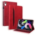 thumbnail image 1 of Case for iPad mini 6th Gen 8.3" 2021, Premium PU Leather Business Folio Stand Cover with Outside Pocket / Inner Card Slots Shockproof Case for iPad mini 6th Gen 8.3" 2021 - Red, 1 of 8