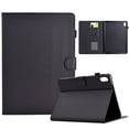 thumbnail image 1 of Case for iPad mini 6th Gen 8.3" 2021, for iPad mini 7th Generation (A17 Pro) 2024 8.3", Carbon Fiber Pattern Premium PU Leather Wallet Stand Protective Auto Sleep Wake Cover with Pen Slot, Black, 1 of 6