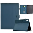 thumbnail image 1 of Case for iPad mini 6th Gen 8.3" 2021, for iPad mini 7th Generation (A17 Pro) 2024 8.3", Carbon Fiber Pattern Premium PU Leather Wallet Stand Protective Auto Sleep Wake Cover with Pen Slot, Darkblue, 1 of 6