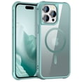 thumbnail image 1 of Case for iPhone 11,Decase Magnetic Translucent Shell,Support Wireless Charging & Magnetic Car Mount,Military Grade Drop Protection Matte Phone Cover,for iPhone 11 - blue, 1 of 6