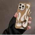 thumbnail image 1 of Case for iPhone 11,Electroplate Glossy Flame Shape Hollow Heat Dissipation Unique Luxury Design Protection Shockproof Women Girls Phone Case for iPhone 11,6.1 inch 2019 (DD Gold), 1 of 10