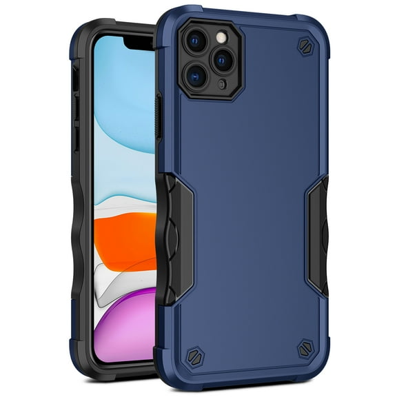 Case for iPhone 11 Pro 2019 (5.8 inch), Allytech Hybrid Hard PC Back and Soft TPU Bumper Drop Protection Anti-Slip Grip Anti-Fall Shell Protective Case for Apple iPhone 11 Pro, Blue
