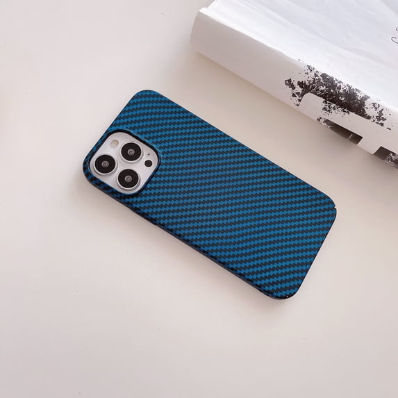Case for iPhone 11 Pro 5.8 Inch, All-Inclusive Protective Anti-Fingerprints Shockproof Carbon Fiber Texture Slim Lightweight Phone Case for iPhone 11 Pro,Blue