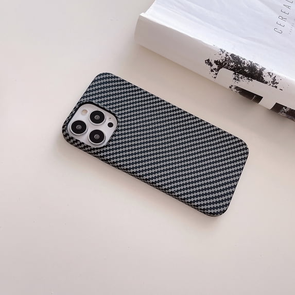 Case for iPhone 11 Pro 5.8 Inch, All-Inclusive Protective Anti-Fingerprints Shockproof Carbon Fiber Texture Slim Lightweight Phone Case for iPhone 11 Pro,Silver