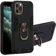 thumbnail image 1 of Case for iPhone 11 Pro with Built-in 360° Rotating Ring Kickstand Cover, Military-Grade Drop Protection Phone Case, Back Case for iPhone 11 Pro (5.8 inch), Black, 1 of 9
