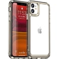 thumbnail image 1 of Case for iPhone 11 Pro Case Slim Dropproof [Defend from Drop/Scratch/Slip/Fingerprint] Clear Acrylic Hard Back Soft TPU Bumper Hybrid Phone Cover for iPhone 11 Pro-Crystal Black, 1 of 15