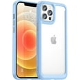 thumbnail image 1 of Case for iPhone 11 Pro Case Slim Dropproof [Defend from Drop/Scratch/Slip/Fingerprint] Clear Acrylic Hard Back Soft TPU Bumper Hybrid Phone Cover for iPhone 11 Pro-Blue, 1 of 8