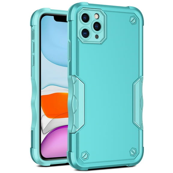 Case for iPhone 11 Pro Max 2019 (6.5 inch), Allytech Hybrid Hard PC Back and Soft TPU Bumper Drop Protection Anti-Slip Grip Anti-Fall Shell Protective Case for Apple iPhone 11 Pro Max, Mint