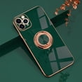 thumbnail image 1 of for Case iPhone 11 Pro Max Case for Women with Ring Holder, 360 Degree Rotation Kickstand Girly Cases Bling Glitter Plating Rose Gold Edge Slim Soft Luxury Protective Cover Cases for Girls, 1 of 17