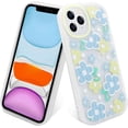 thumbnail image 1 of Case for iPhone 11 Pro Max, Light Yellow Flower Floral Design for Women Girl Full Body Slim Soft Protective Case TPU Cover for iPhone 11 Pro Max (6.5 inch), 1 of 14
