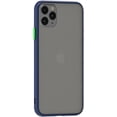 thumbnail image 1 of Case for iPhone 11 Pro Max Thin Shockproof Phone Case PC Back TPU Bumper [Protect from Fingerprint/Shock/Scratch/Slip] Translucent Matte Phone Cover for iPhone 11 Pro Max-Blue, 1 of 7