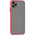 thumbnail image 1 of Case for iPhone 11 Pro Max Thin Shockproof Phone Case PC Back TPU Bumper [Protect from Fingerprint/Shock/Scratch/Slip] Translucent Matte Phone Cover for iPhone 11 Pro Max-Red, 1 of 7
