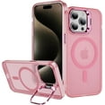 thumbnail image 1 of Case for iPhone 11 Pro,Military Grade Drop Full-Body Shockproof Protective Lens Holder Kickstand with Wireless Charging TPU+PC Phone Case for iPhone 11 Pro,5.8 Inch 2019 (Pink), 1 of 10