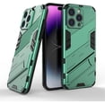 thumbnail image 1 of Case for iPhone 11 Pro,Military Protection [Built-in Kickstand] Dual-Layer Heavy Duty TPU+PC Shockproof Antiskid Thermolysis Phone Case for iPhone 11 Pro,5.8 Inch 2019 (Green), 1 of 10