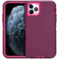 thumbnail image 1 of Case for iPhone 11 Pro, Rugged Durable Defender Heavy Duty 3 in 1 Shockproof Bumper Full Body Protective Cover Phone Case for iPhone 11Pro 5.8'' Display (Wine), 1 of 8