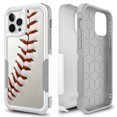thumbnail image 1 of Case for iPhone 12, iPhone 12 Pro, Baseball Sports Pattern Heavy Duty Armor Shockproof Tough Hybrid Dual Layer Rubber Drop Protection Soft Bumper Rugged Protective Phone Case for iPhone 12/12 Pro, 1 of 6